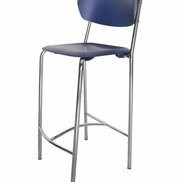 Banqueta Alta Linha Banqueta Para Escritório Smart Azul