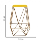 Banqueta Alta Lith Suede Marrom