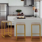 Banqueta Alta Lua Industrial Cozinha Bar Balcão Bistrô Ferro