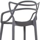 Banqueta Alta Masters Allegra - Cinza Escuro