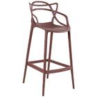 Banqueta Alta Masters Allegra - Marrom