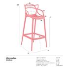 Banqueta Alta Masters Allegra - Vermelho