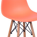 Banqueta Alta Mdp/mdf 6602pp-or Design - Laranja