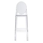 Banqueta Alta Miss Sophia - Victoria Ghost - 76 Cm - Incolor