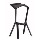 Banqueta Alta Miura - Preto