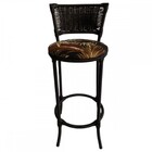 Banqueta Alta Mix Floral Bege - Wj Design