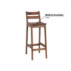 Banqueta Alta New Garden Casatema Madeiraoriginals Castanho