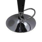 Banqueta Alta Ohome Vazada Em Abs Com Base Giratória Em Aço C