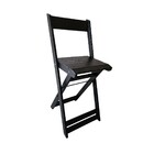 Banqueta Alta Para Bar Em Madeira Dobrável Para Bistrô  Preto