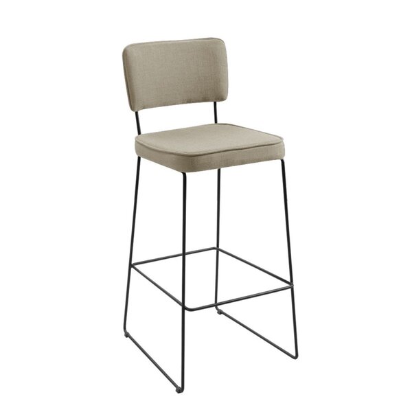 Banqueta Alta Para Cozinha 110cm Roma Bege