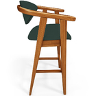 Banqueta Alta Para Cozinha Bancada Bar Sala De Jantar Fixa Ce