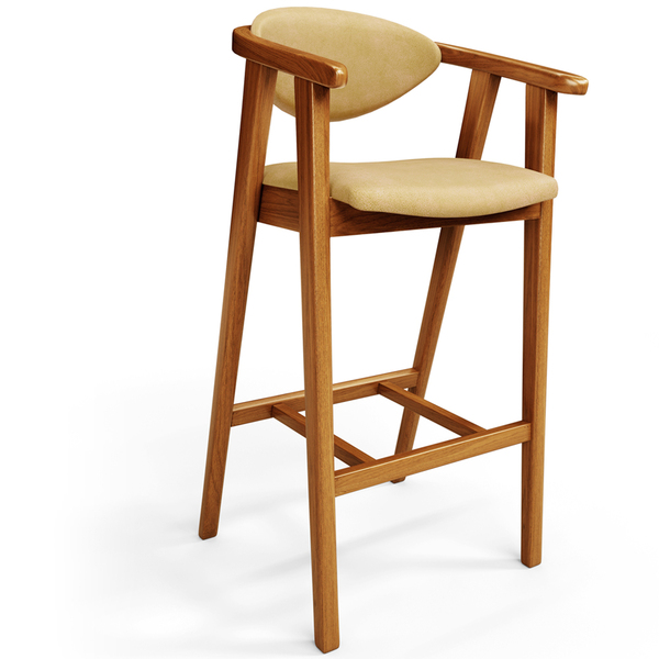 Banqueta Alta Para Cozinha Bancada Bar Sala De Jantar Fixa Ce