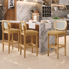 Banqueta Alta Para Cozinha Bancada Sala Tela Betta Fixa L02 B