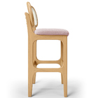 Banqueta Alta Para Cozinha Bancada Sala Tela Betta Fixa L02 B