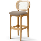 Banqueta Alta Para Cozinha Bancada Sala Tela Betta Fixa L02 B