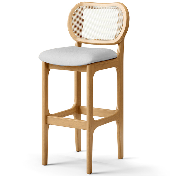 Banqueta Alta Para Cozinha Bancada Sala Tela Betta Fixa L02 L