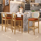 Banqueta Alta Para Cozinha Bancada Sala Tela Betta Fixa L02 T