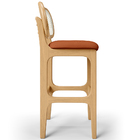 Banqueta Alta Para Cozinha Bancada Sala Tela Betta Fixa L02 T