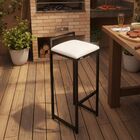 Banqueta Alta Para Cozinha Branco