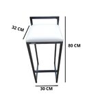 Banqueta Alta Para Cozinha Branco