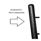 Banqueta Alta Para Cozinha Epoxi Craqueada Assento Estofado L