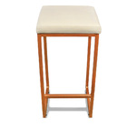 Banqueta Alta Para Cozinha Industrial Kit 2 Nick Bronze E Sin