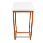 Banqueta Alta Para Cozinha Industrial Kit 3 Nick Bronze E Sin