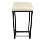 Banqueta Alta Para Cozinha Industrial Kit 3 Nick Preto E Sint