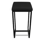 Banqueta Alta Para Cozinha Industrial Kit 6 Nick Preto E Sint