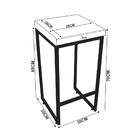 Banqueta Alta Para Cozinha Industrial Kit 6 Nick Preto E Sint