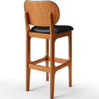Banqueta Alta Para Cozinha Madeira Fixa Betta L02 Imbuia Cour