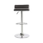 Banqueta Alta Para Cozinha Pelegrin Pel-0605 Couro Pu Preta