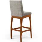 Banqueta Alta Para Cozinha Sala De Jantar Fixa Mila L02 Boucl