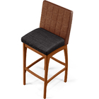 Banqueta Alta Para Cozinha Sala De Jantar Fixa Mila L02 Courí