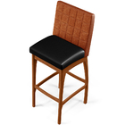 Banqueta Alta Para Cozinha Sala De Jantar Fixa Mila L02 Courí