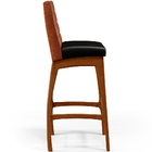 Banqueta Alta Para Cozinha Sala De Jantar Fixa Mila L02 Courí