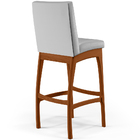 Banqueta Alta Para Cozinha Sala De Jantar Fixa Mila L02 Facto