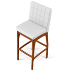 Banqueta Alta Para Cozinha Sala De Jantar Fixa Mila L02 Facto