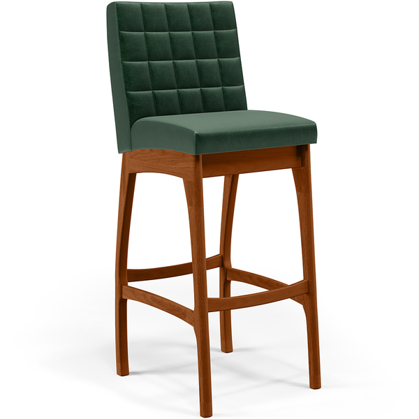 Banqueta Alta Para Cozinha Sala De Jantar Fixa Mila L02 Facto