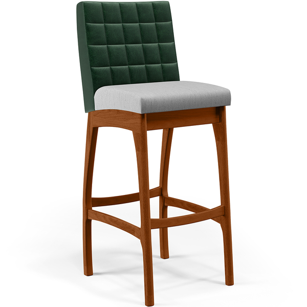 Banqueta Alta Para Cozinha Sala De Jantar Fixa Mila L02 Facto