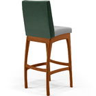 Banqueta Alta Para Cozinha Sala De Jantar Fixa Mila L02 Facto