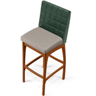 Banqueta Alta Para Cozinha Sala De Jantar Fixa Mila L02 Facto