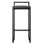 Banqueta Alta Para Cozinha Sala De Jantar Hanna L02 Preto Sue