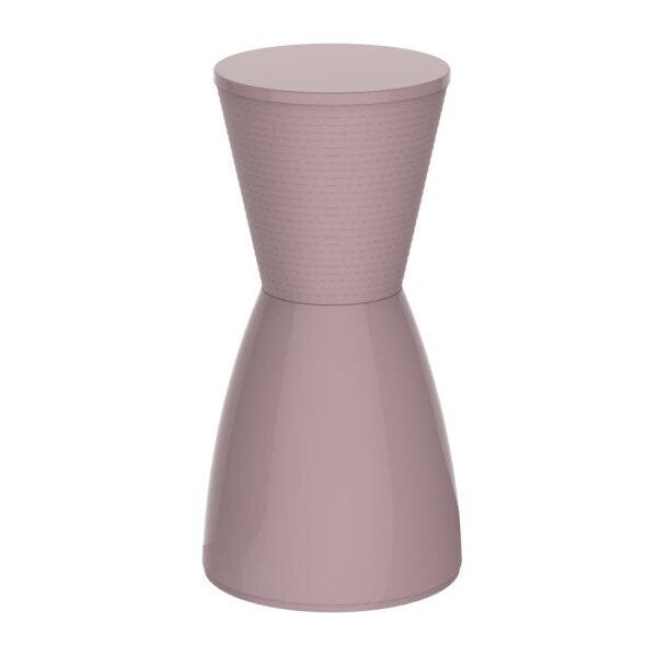 Banqueta Alta Polipropileno Sem Encosto Nobe Calla Rose