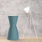 Banqueta Alta Polipropileno Sem Encosto Nobe Lazuli