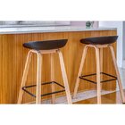 Banqueta Alta Polipropileno Toledo  Preto