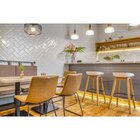 Banqueta Alta Polipropileno Toledo Fratini Branco