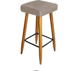 Banqueta Alta Quadrado Luma Para Cozinha Bar Balcão Bistrô Pé