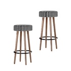 Banqueta Alta Redonda Cozinha Bancada Bar Couríssimo Moderna