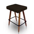 Banqueta Alta Retangular Cozinha E Sala Courino - Jylcrom - M